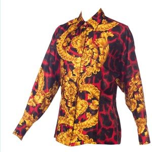 Gianni Versace Vintage Baroque Blouse